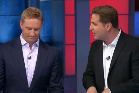 042814-FS-America-pregame-Joel-Klatt-and-Peter-Schrager-PI