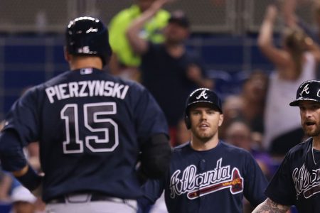 Atlanta Braves v Miami Marlins