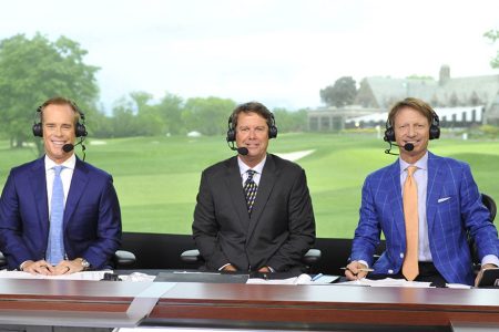 Joe Buck, Paul Azinger and Brad Faxon
