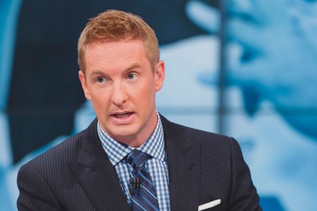 Joel Klatt on Set