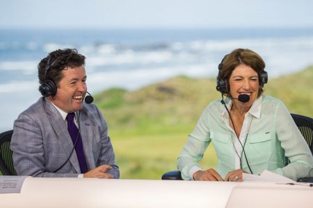 Shane O'Donoghue and Juli Inkster