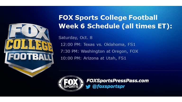 Fox College Football Week 6 Selections Fox Sports Press Pass 0431