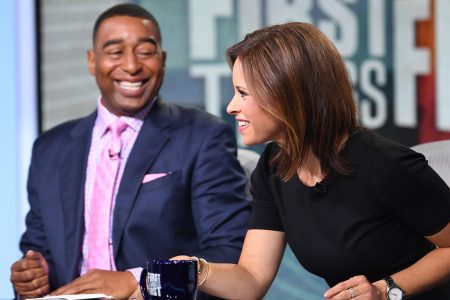 Cris Carter & Jenna Wolfe