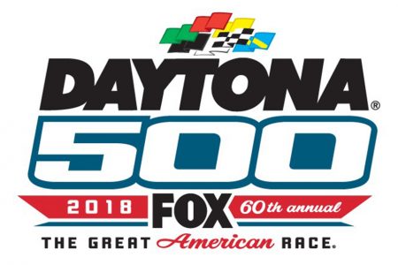 2018 Daytona 500 on FOX Logo