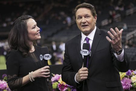 NEW YORK CITY - FEBRUARY 14: Fox Sports at WKC on February 14, 2017 in New York City. (Photo by Ben Hider)