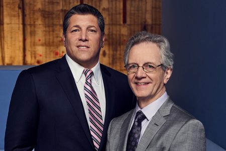 Tony Meola and JP Dellacamera