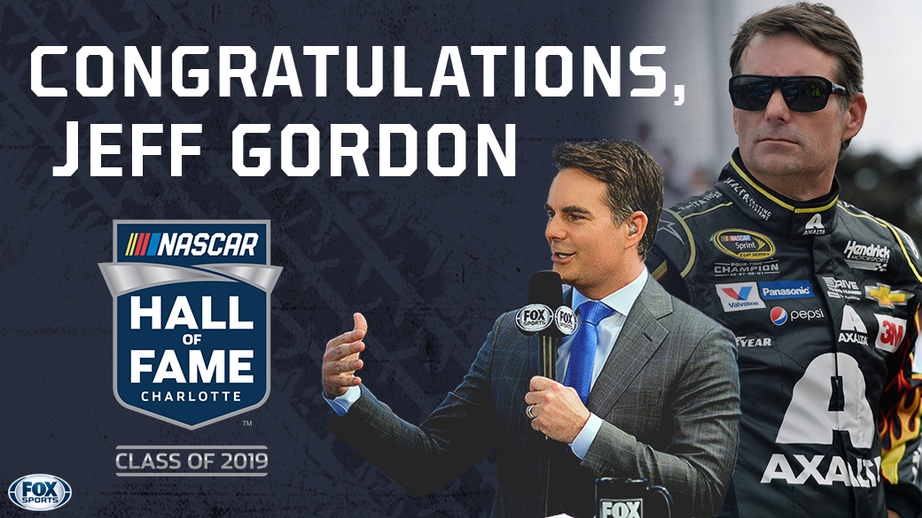 Fox Analyst Jeff Gordon Voted Into Nascar Hall Of Fame Fox Sports Presspass