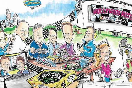 2018 FOX NASCAR Monster Energy All-Star Race Broadcast Team