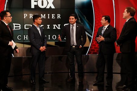 FOX Deportes: Adrian Garcia Marquez, Mikey Garcia, Erik Morales, Jaime Motta and Jessi Losada