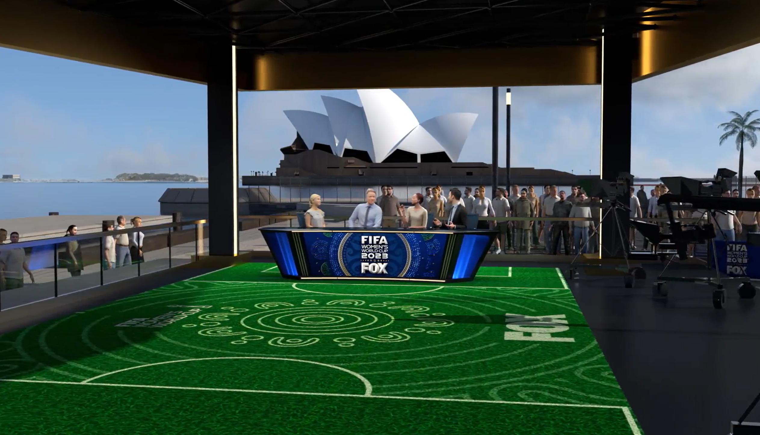 FOX Sports' FIFA Women's World Cup Australia & New Zealand 2023™ Studios on  Campbells Cove in Sydney - foxcorporation